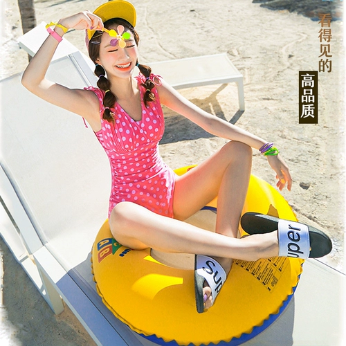 Универсальный желтый плавательный круг подходит для мужчин и женщин для детей и взрослых для плавания, увеличенная толщина