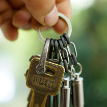 Titanium alloy key ring zirconium mini quick hook kit EDC key chain tool accessory ring combination