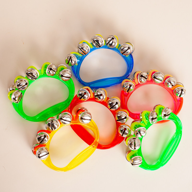 オルフ楽器、半円形ハンドベル、ベビーラトル、ハンドベル、幼稚園幼児教育用楽器、教材、カラフルなベル、ストリングベル