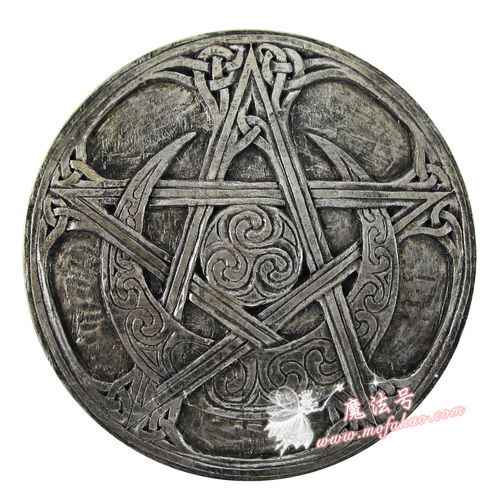 *美国进口 月亮女神五芒星能量盘 仪式工具 魔法仪式巫品塔罗繁荣 图 1