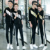 Mùa xuân và mùa thu mới 2019 Các cặp đôi mới phiên bản Hàn Quốc của trang phục thể thao nam giản dị dành cho nữ - Thể thao sau bộ thể thao đẹp Thể thao sau