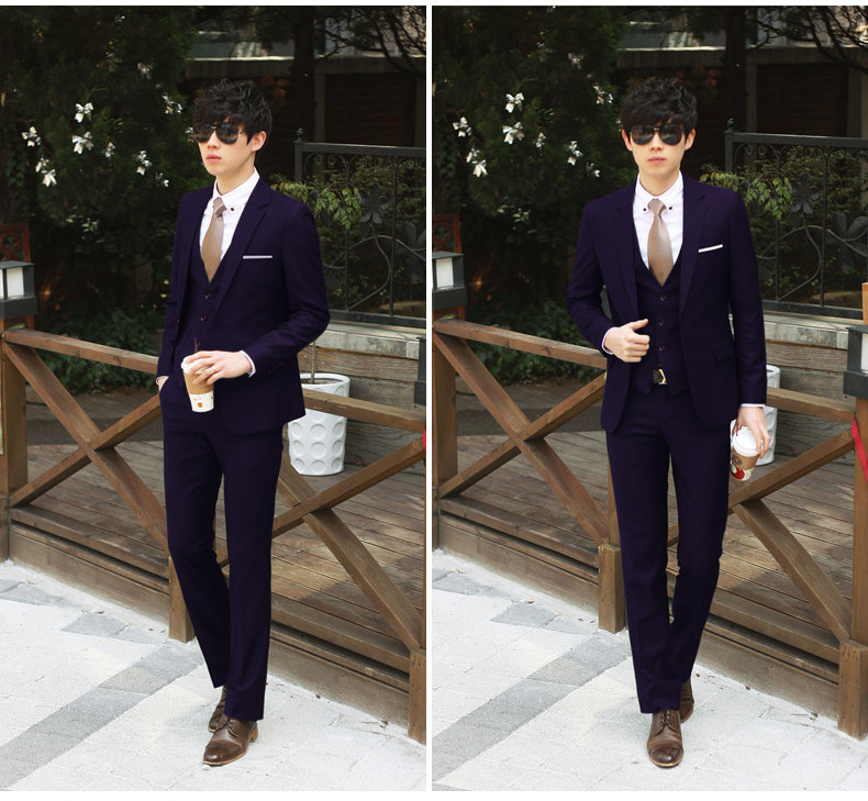 Costume homme en laine pour Quatre saisons - Ref 1549417 Image 33