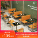 Sake bar milk tea dessert shop table and chair combination industrial style barbecue iron cafe snack dining booth sofa