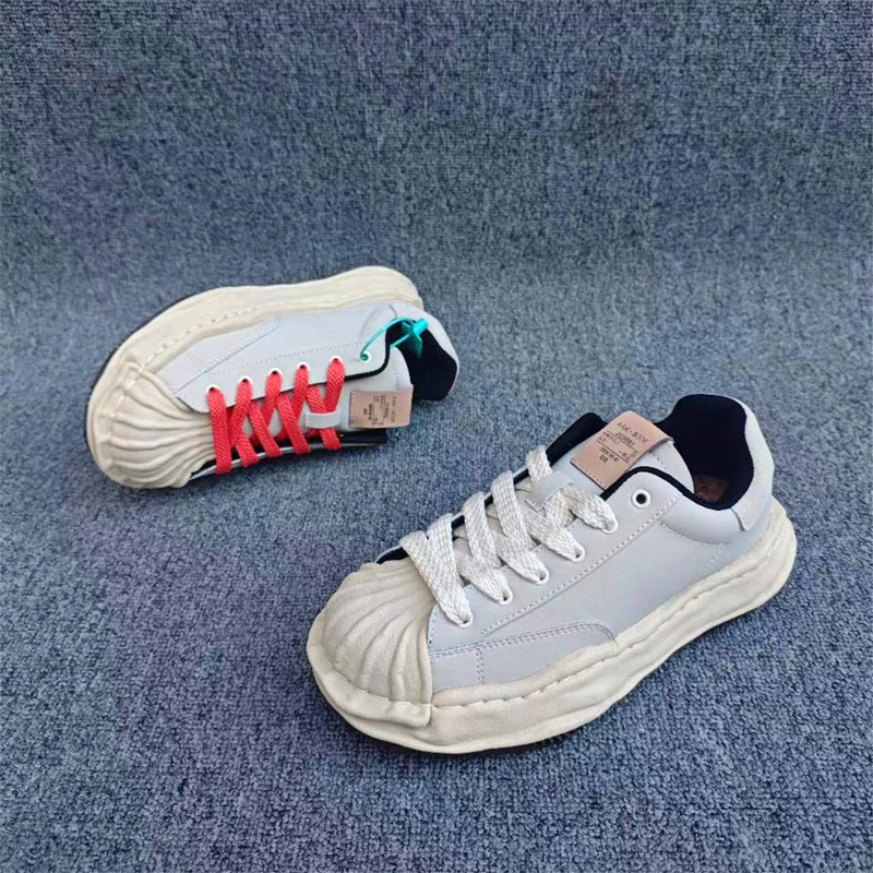 New Retro Shell-Toe Casual Sneakers for Men and Women with Dissolving Soles, Fashionable Guangzhou Trendy Shoes, Celebrity Style Low-Top Shoes