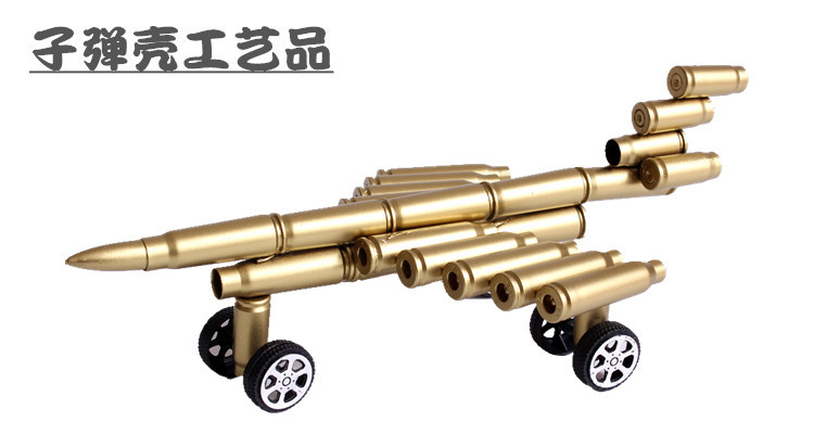 Bullet shell craft trang trí máy bay pháo pháo mô hình phòng khách trang trí văn phòng nghỉ hưu kỷ niệm quân đội - Trang trí nội thất trang trí phòng ngủ nhỏ không giường