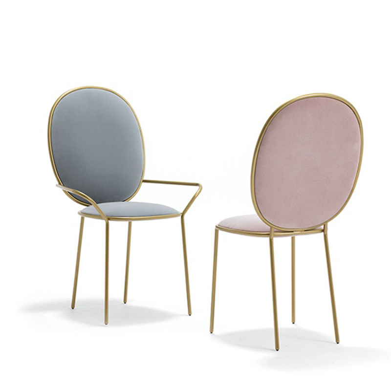 Rental room milk tea shop fabric wrought iron small double sofa clothing store manicure stool rectangle net celebrity economy