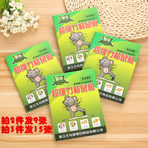 3-pack home strong sticky mouse board Big mouse nest end stick sticky catch capture paper adhesive trap board
