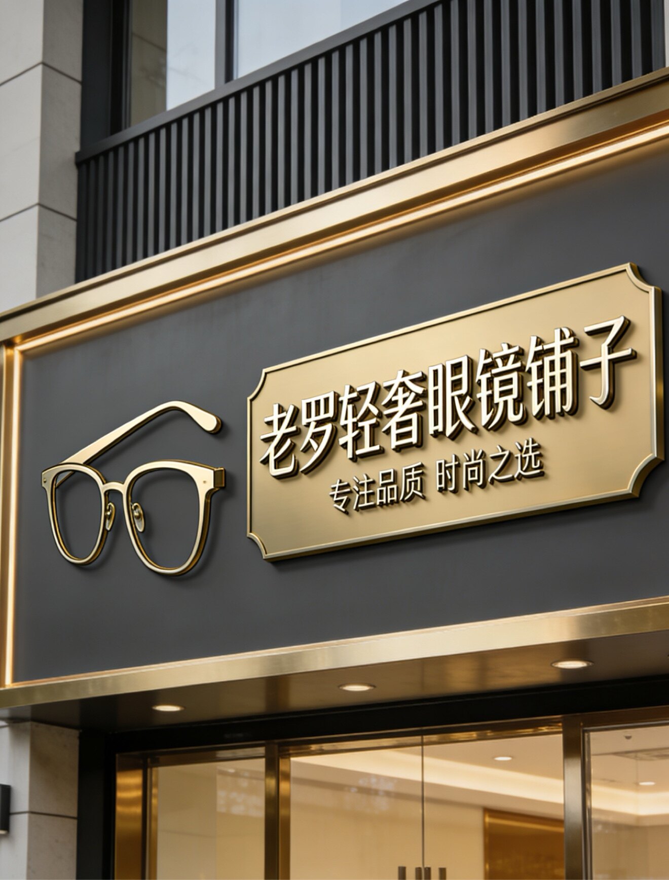 老罗轻奢眼镜铺子