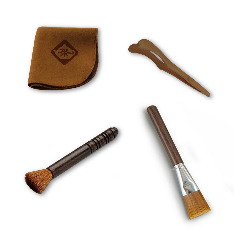 Tea set tea towel tea clip pot pen drain pipe tea ceremony accessories