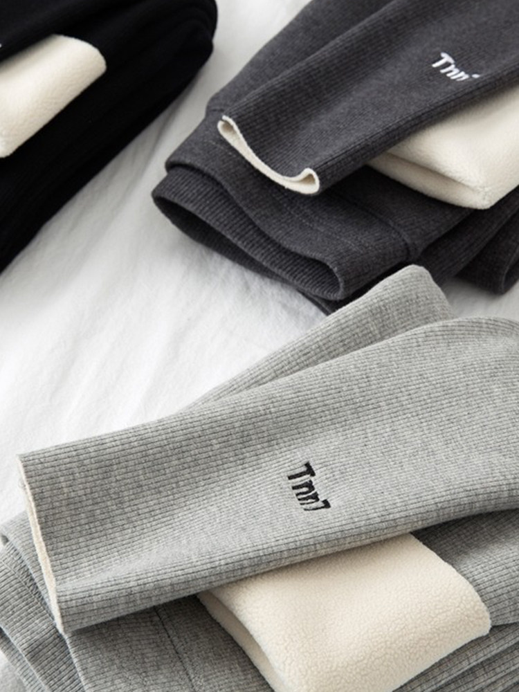 High-end girl's leggings autumn and winter outerwear foreign style children's all-match high elastic middle and big boys and girls plus velvet thick pants