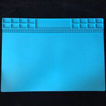 Willy WL-180 mobile phone maintenance table insulation pad new type with groove high temperature resistance odorless environmental protection material