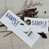 Spot hole hole paste board fabric hanging card hollow adhesive hook hook elevator new sample factory printing can be customized LOGO