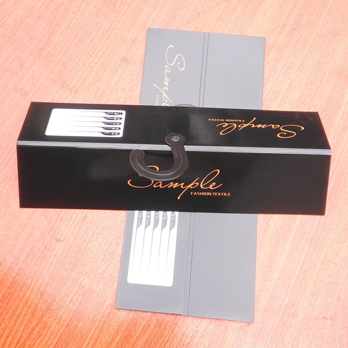 32CM high-end universal spot fabric hanging card sample card hanging card hook printed matter