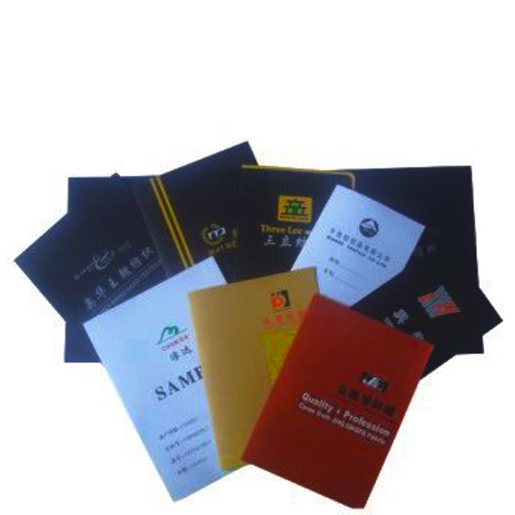 A4 folio textile fabric-like card double-folding colour-like confirmation of the card-cloth-like card 2-fold colour card print customisation