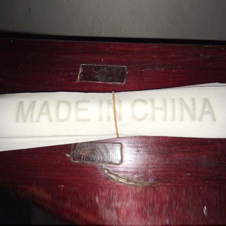 Chinese company China Textile City fabric color sample card foreign trade cloth bronzing gold printing