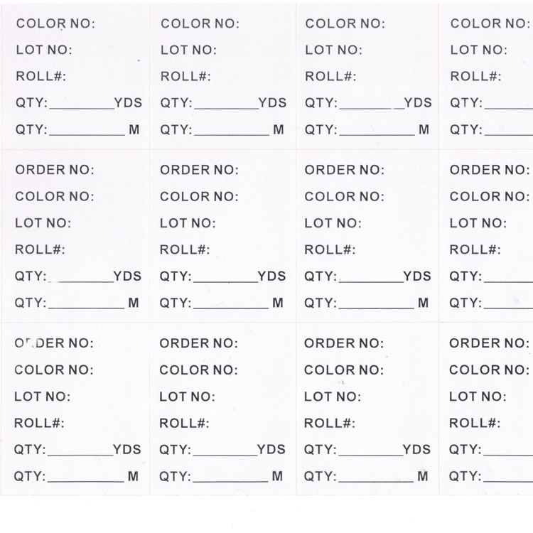Colorno textile fabric label unadhesive printing label for label cloth label printable company information
