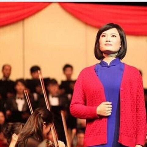 Performance Sister Jiang Liu Hulan wig short hair female hairstyle red song concert stage chorus new girl wig