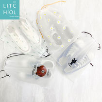 Out of the door Travel Supplies Non must-have Instrumental Clothing Shoes Cashier Bag bag Seaside tourist little daisy Rope Beam Pocket