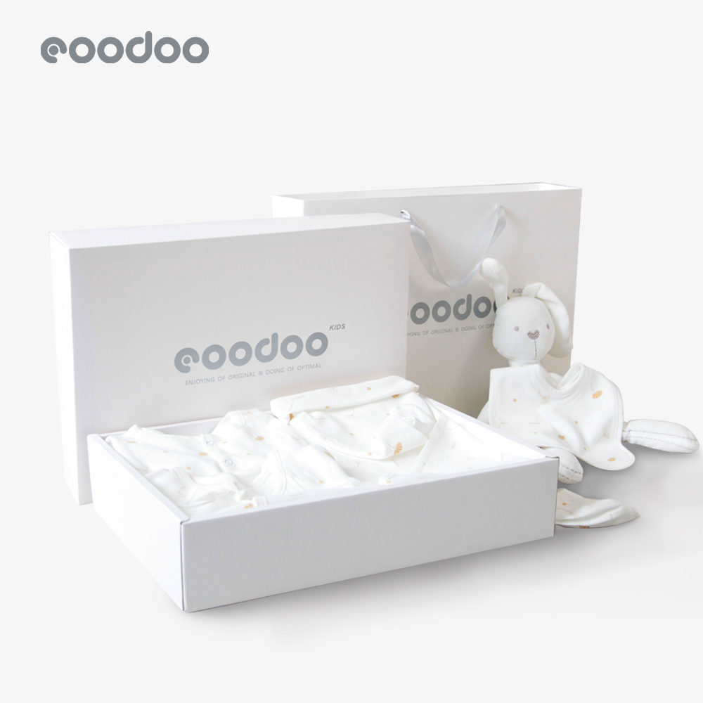eoodoo Pintu baby suit newborn gift box Clothes Autumn newborn full moon baby meeting gift Mother and baby supplies
