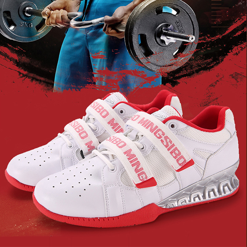 Weightlifting Shoes for Men and Women, Professional Squat Shoes, Deadlift Shoes, Support Indoor Comprehensive Weight-Bearing Competition Training Strength Fitness Shoes