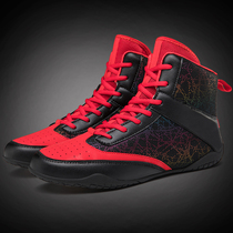 Boxing shoes for men and women Sanda shoes fighting shoes training shoes adult Muay Thai shoes professional free fighting shoes wrestling shoes