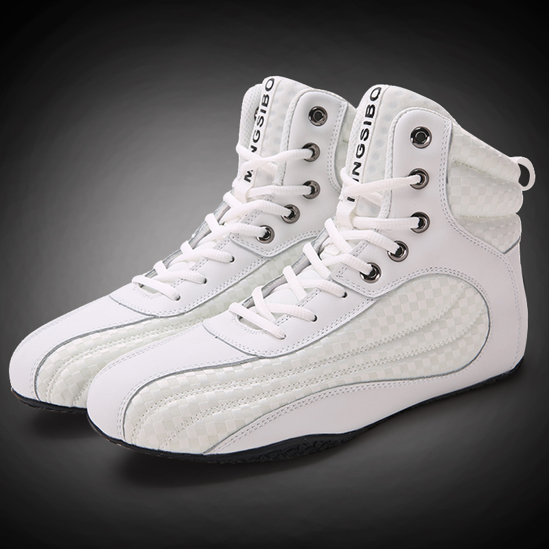 Boxing shoes men's fitness shoes squat deadlift Sanda fighting training shoes sports shoes professional punching shoes wrestling shoes women