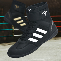 Boxing shoes mens Sanda shoes fighting shoes training shoes adult low-cut Muay Thai shoes professional free fighting shoes wrestling shoes