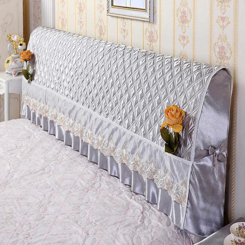 Khăn trải giường phủ bụi che phủ giường 1,5m Giường 1,8m đơn giản có thể giặt được bằng túi mềm có thể bọc gỗ châu Âu áo trùm máy giặt vải dù