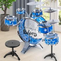 Toy boy-3-6 years old 9 drum set for children beginners 7 jazz drums 2-4 little girls 5 gifts 8