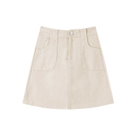 Короткая юбка с мелкой картой для отправки ремня