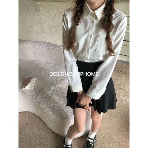 Качественная рубашка, лонгслив, по фигуре, короткий рукав