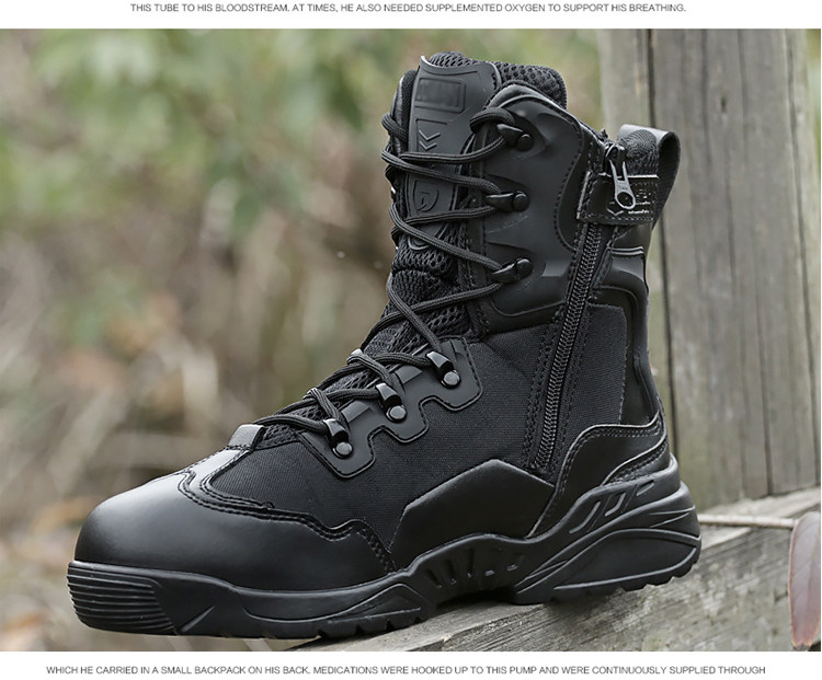 Boots militaires en Anti-fourrure - porter - Ref 1396939 Image 31