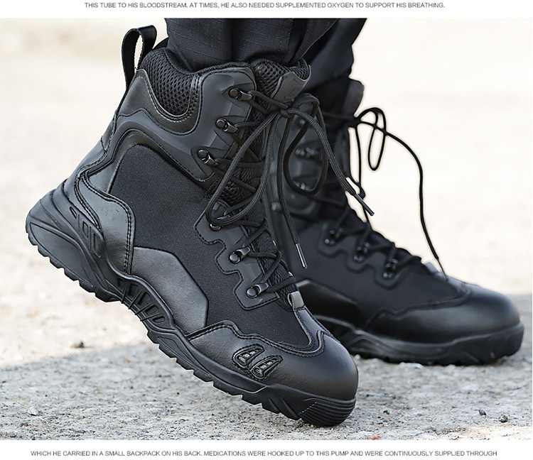 Boots militaires en Anti-fourrure - porter - Ref 1396939 Image 34