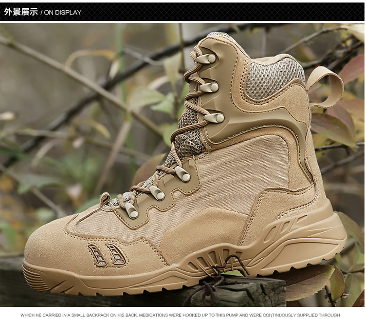 Boots militaires en Anti-fourrure - porter - Ref 1396939 Image 19