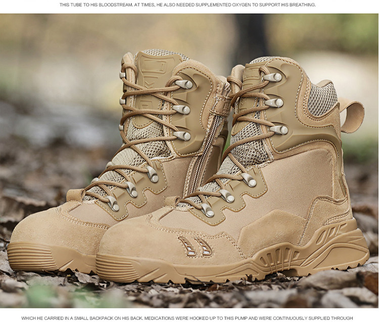 Boots militaires en Anti-fourrure - porter - Ref 1396939 Image 21