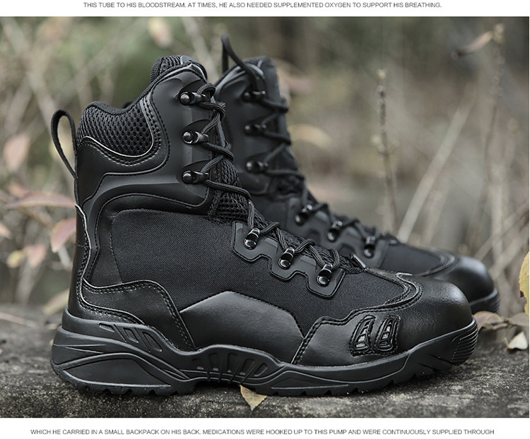 Boots militaires en Anti-fourrure - porter - Ref 1396939 Image 30