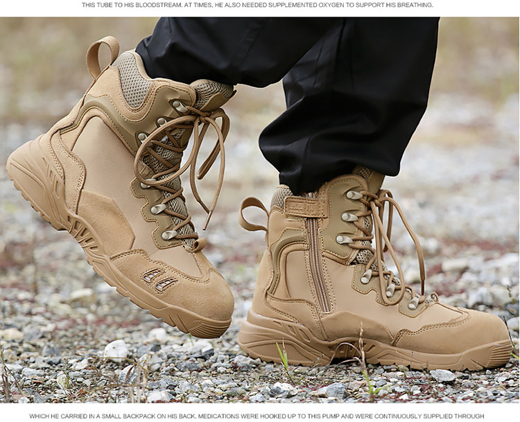 Boots militaires en Anti-fourrure - porter - Ref 1396939 Image 26