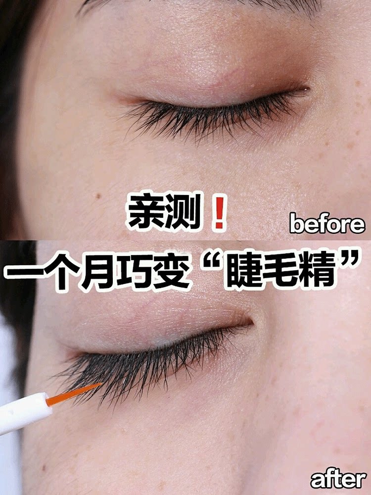 (Recommended by Jiaqi) Thick and long eyelashes take 1 shot 3 farewell false eyelashes growth liquid eyebrow growth liquid