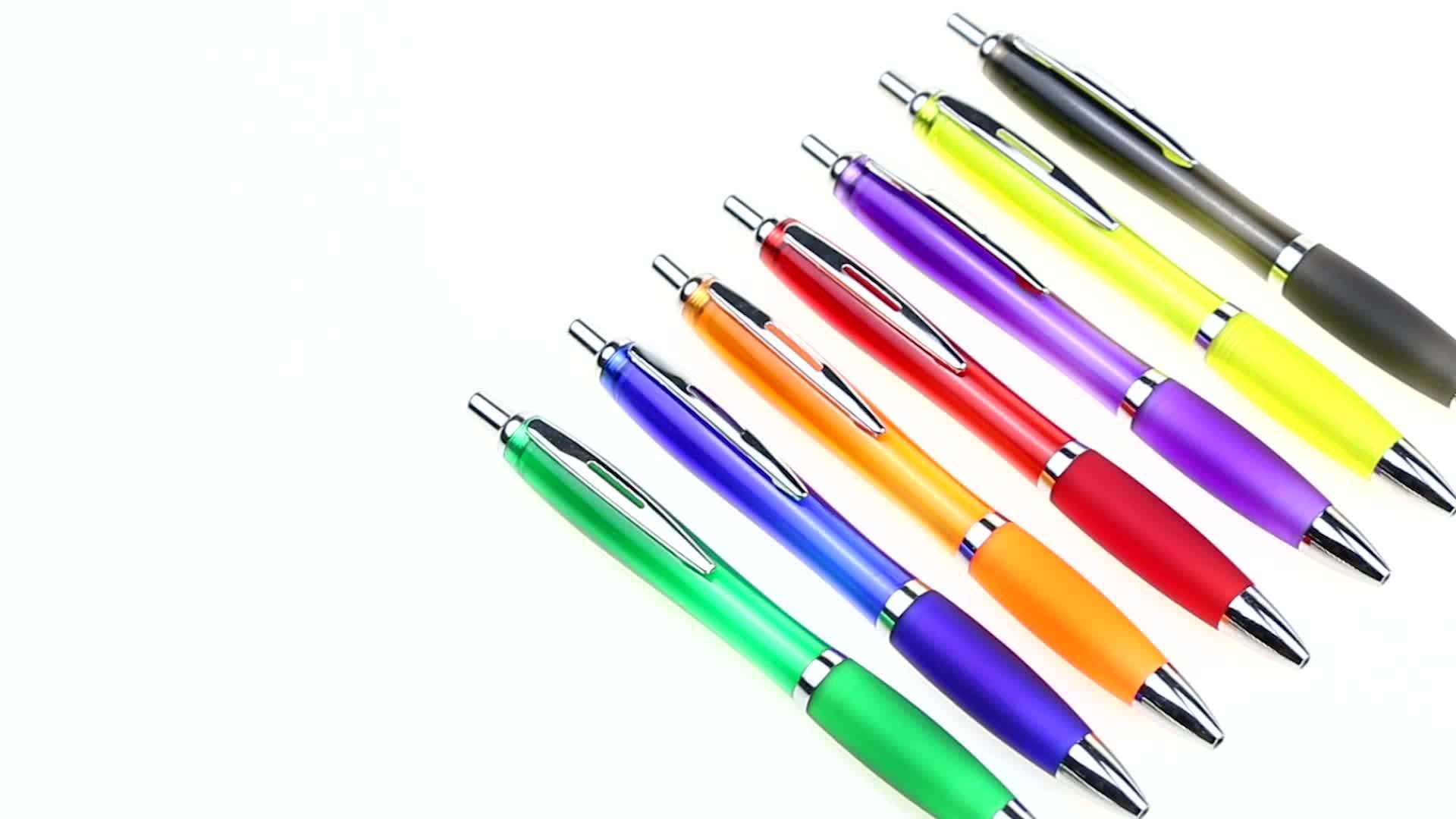 Becol High Quality Advertising Ballpoint Pen Multicolor Plastic Writing