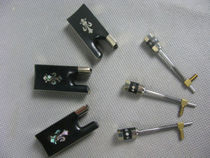 Small Ticinarch accessories Single umwood 4 4 violinist bow tail bank inlay carved abalone shell silver pieces