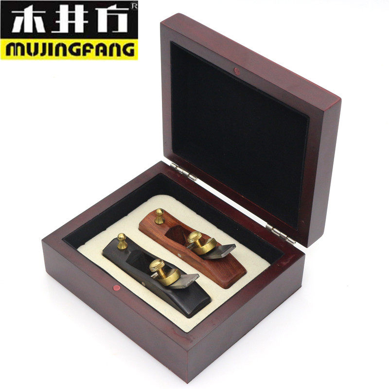 Wood well squared wood planing Oshi small light planing box with mini small light planing planing black sandalwood planing