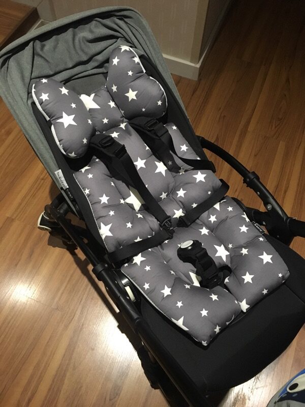 South Korean borny baby stroller cotton cushion cushion baby mat umbrella car dining chair cushions thickened universal