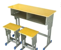 Double student desks and chairs Factory direct sales tutoring class training class school learning table next to the desk Childrens writing table