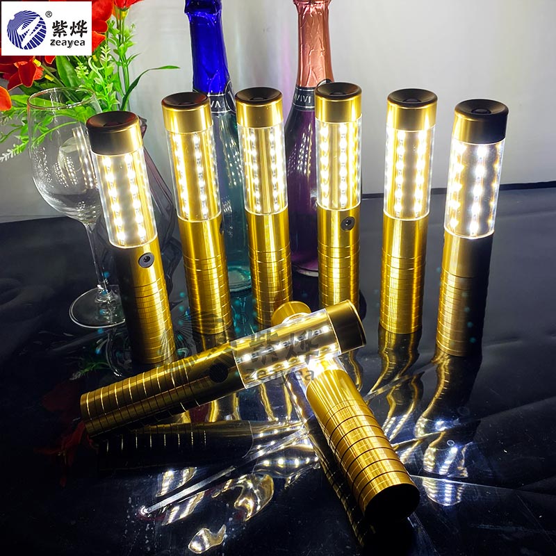 Bar led luminous champagne light strobe stick horse racing strobe light luminous stick foreign wine wine champagne head wine stopper