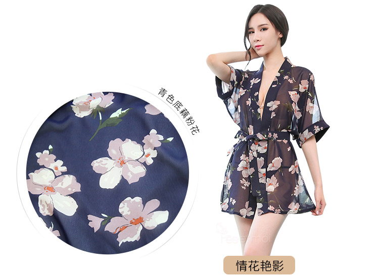 Đồ ngủ nữ gợi cảm váy ngủ mùa hè voan băng lụa in hoa phối cảnh áo ren phù hợp đồ mặc ở nhà