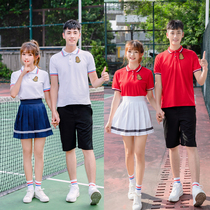  Junior high school graduation college style class uniform Sixth grade Korean version of the photo suit chorus performance suit Sports games collective school uniform