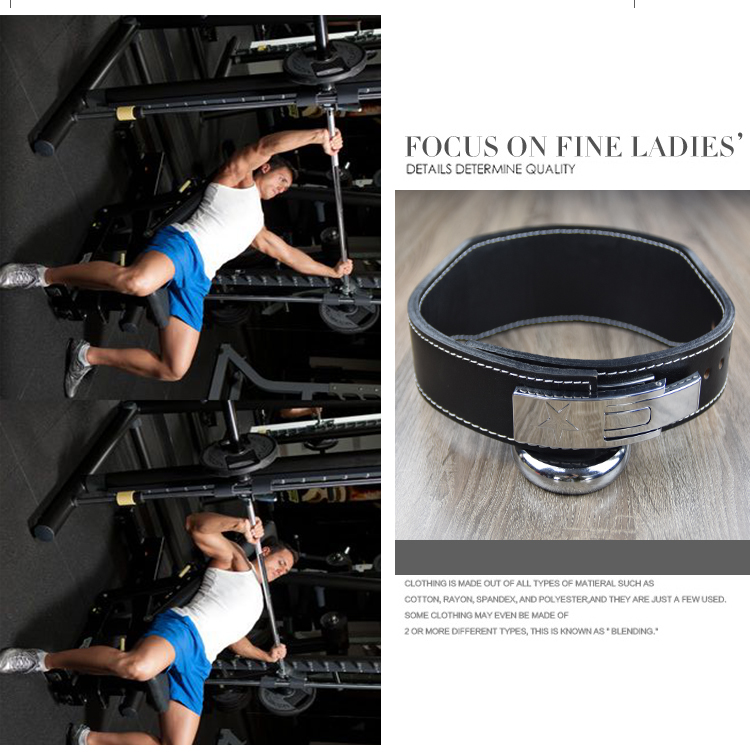 Vale thể dục vành đai thắt lưng squat cứng kéo tạ - Dụng cụ thể thao đai bảo vệ đầu gối