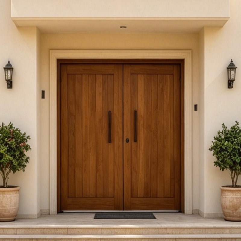Simple Style Solid Wood Double-Door Courtyard Door, Villa Entrance Door, Natural Wood Color Main Door, Pineapple Wood Main Door, Self-Built House Door Simple Style Solid Wood Double-Door Courtyard Door, Villa Entrance Door, Natural Wood Color Main Door, Pineapple Wood Main Door, Self-Built House Door