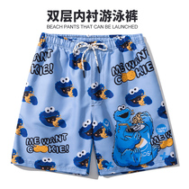 Quick-drying loose size couples beach pants mens Tide brand womens shorts Thailand beach big pants hot spring swimming seaside