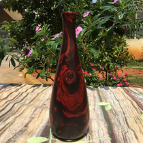 Lao Grand Red Acid Branches Red Wood Vase Sculptures Dried Vases Strokes of a flat Ping An anodiac yellow Honolulu